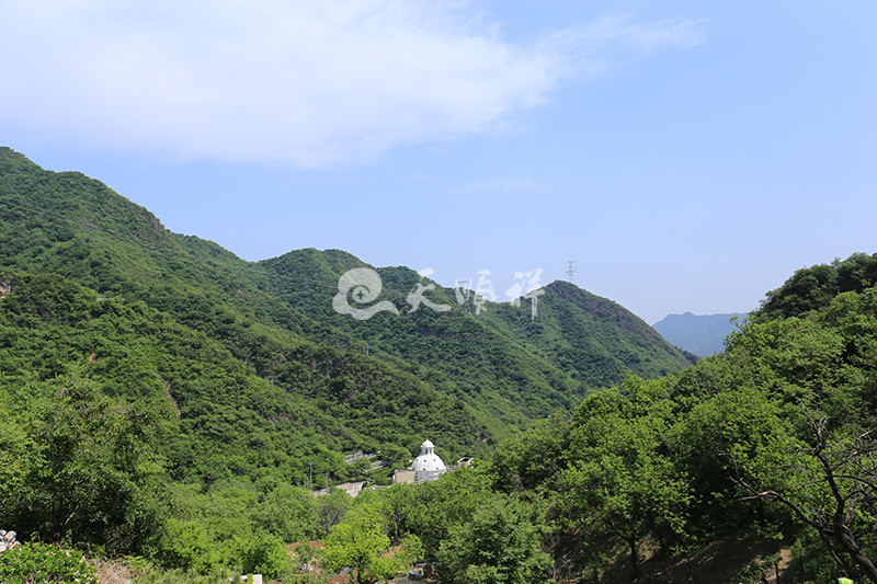 九公山陵园周边山势