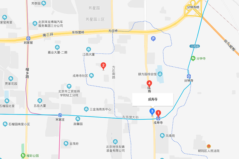 成寿寺社区地图